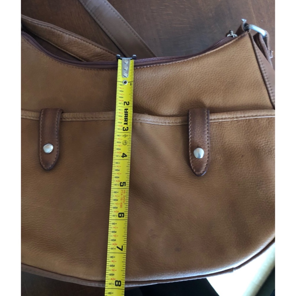 Vintage leather Fossil shoulder bag - Picture 6 of 7